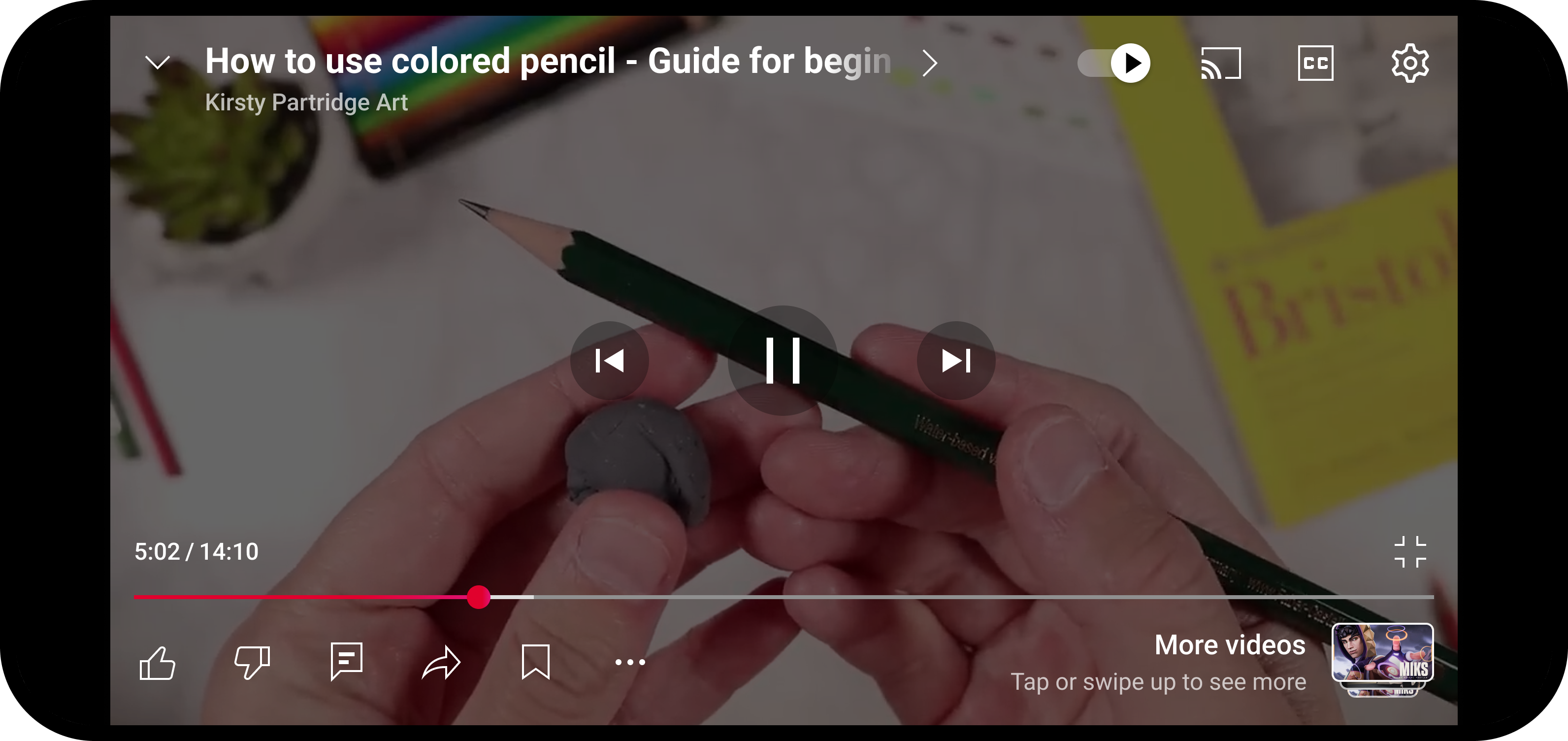 Immersive mode screenshot