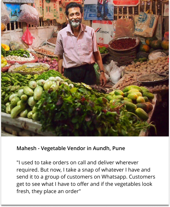 Mahesh – Vegetable vendor Pune