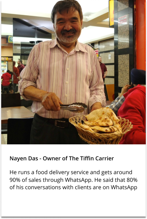 Nayen Das – Tiffin Owner